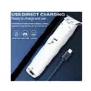 Men's Pro Electric Trimmer for Face and Hair Trimming - White Color