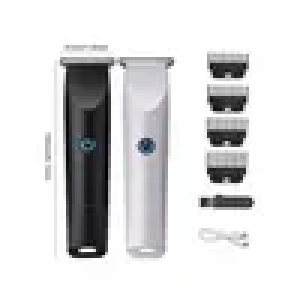 Men's Pro Electric Trimmer for Face and Hair Trimming - White Color